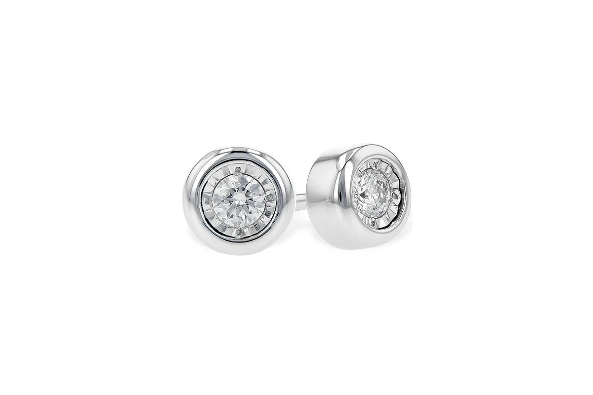 Diamond Earrings in white gold