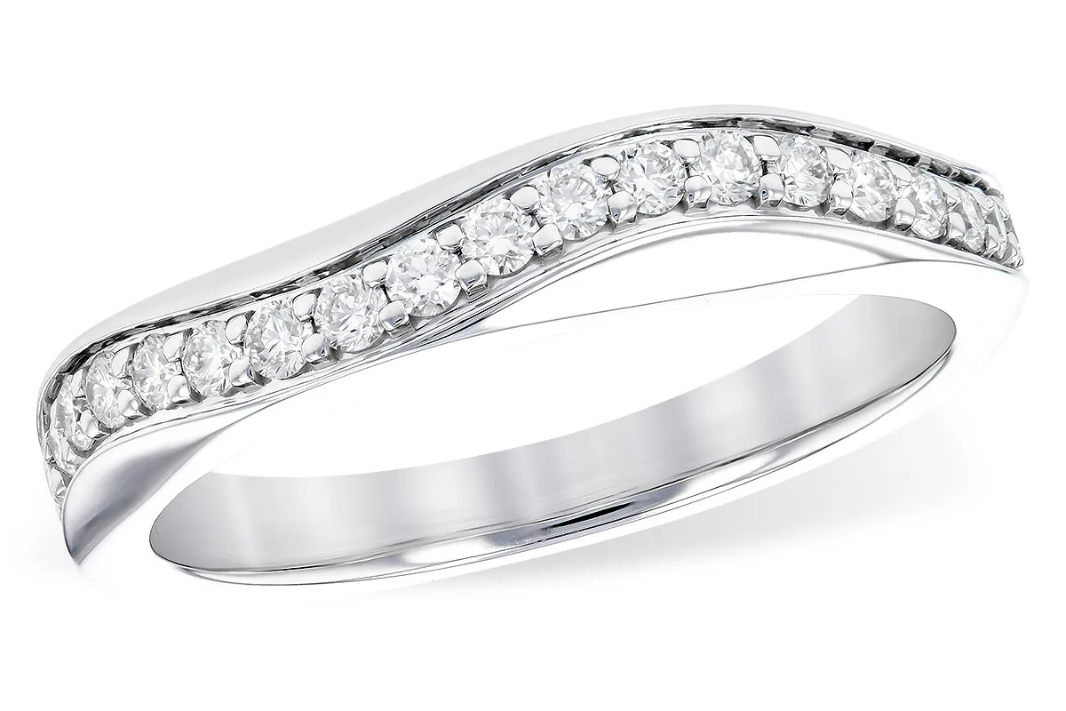 Diamond Wedding Band in white gold