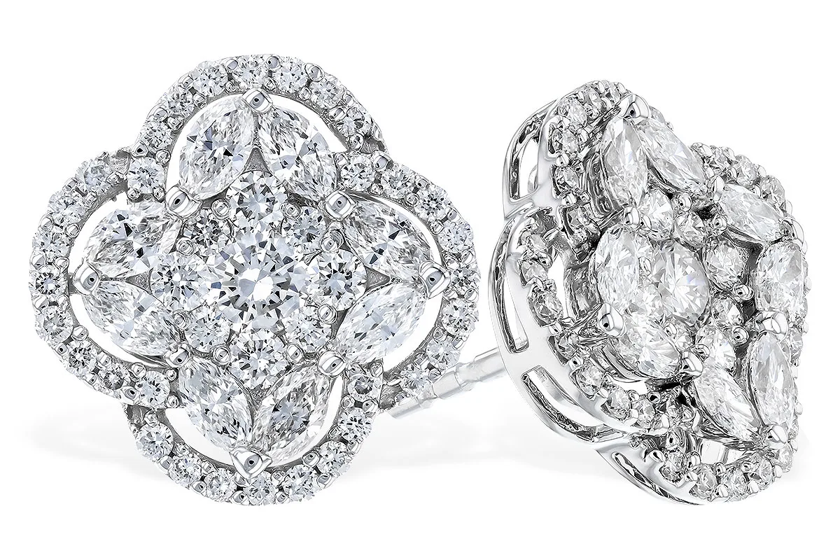 Diamond Earrings in white gold