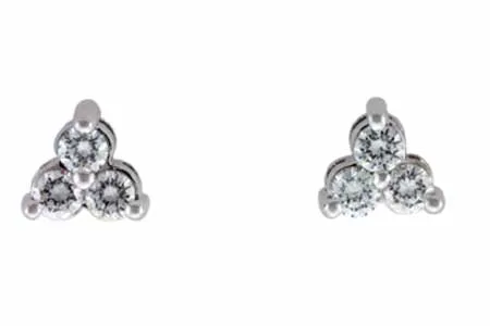 Diamond Earrings in white gold